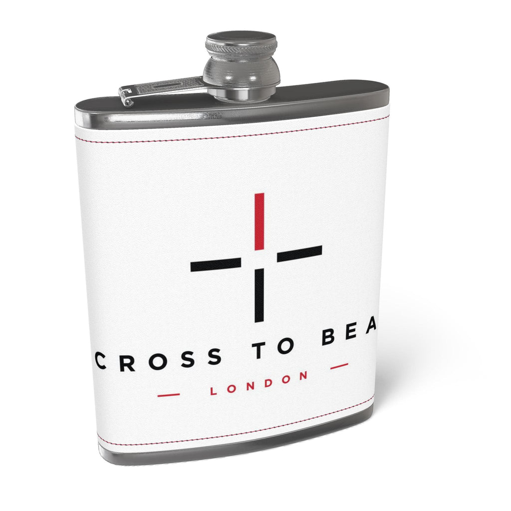 Leather Wrapped Hip Flask