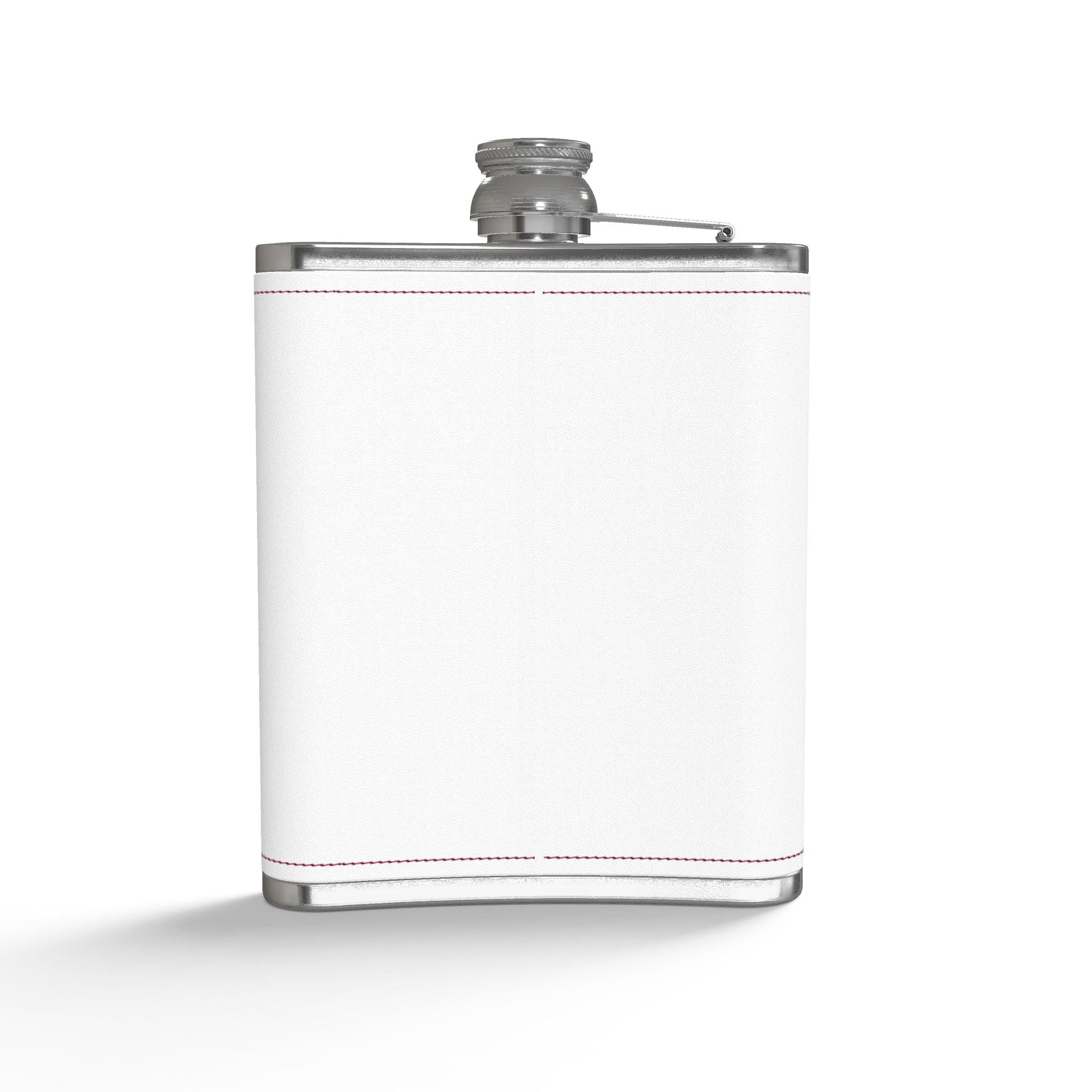 Leather Wrapped Hip Flask