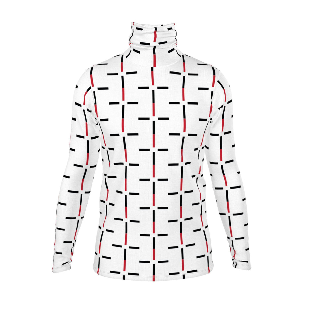 Mens slim fit roll neck
