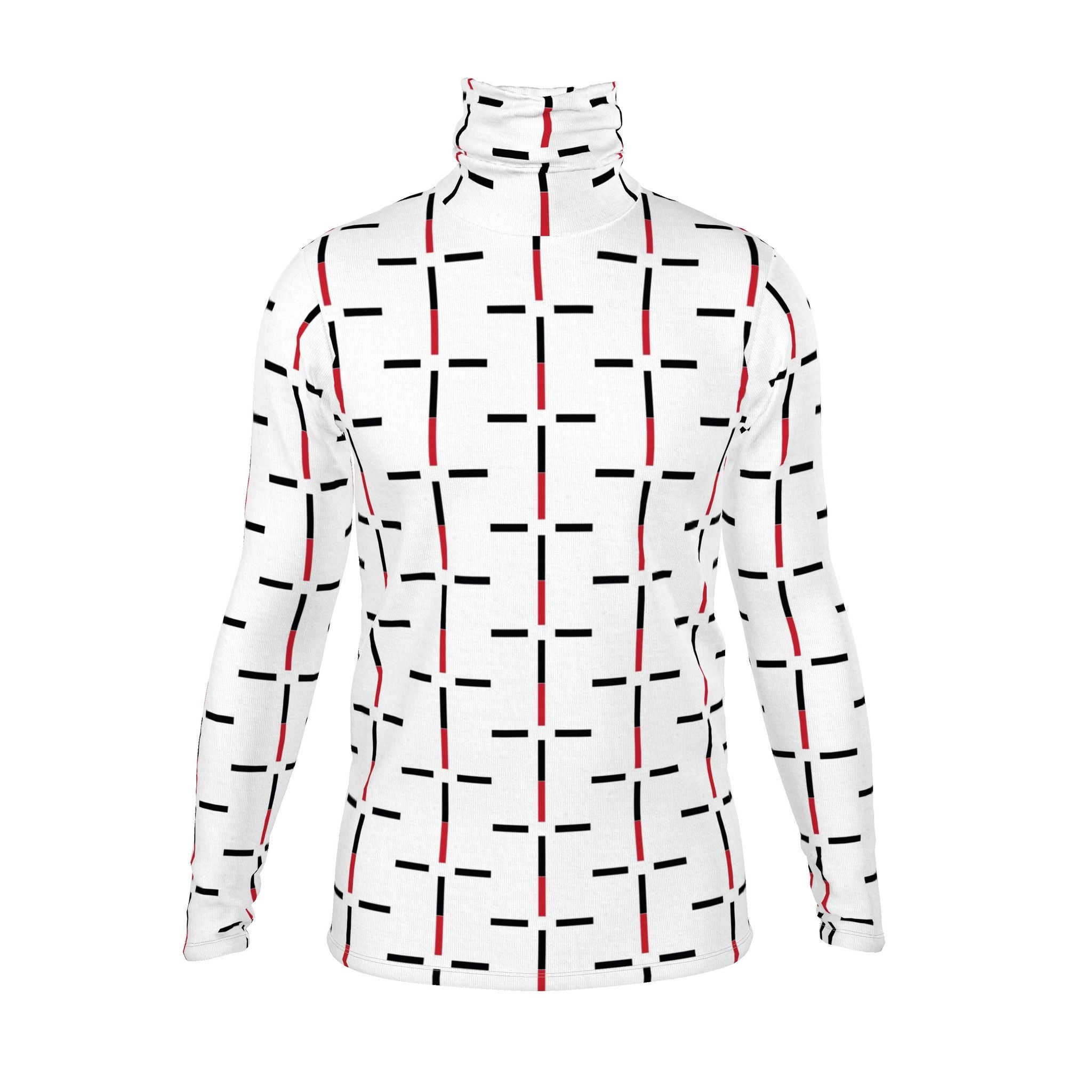 Mens slim fit roll neck