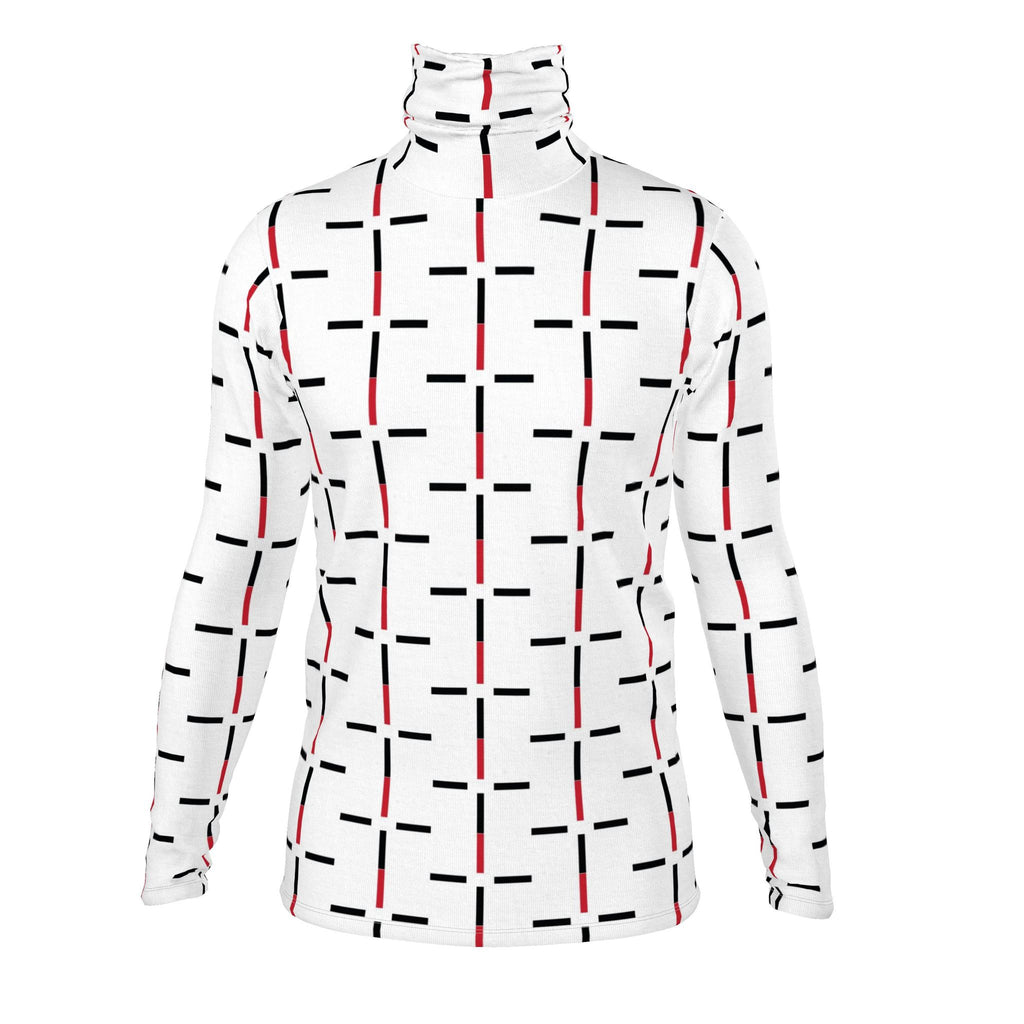 Mens slim fit roll neck