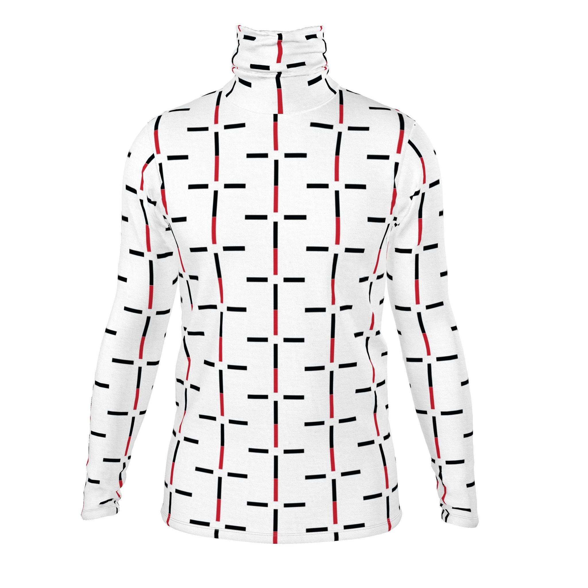 Mens slim fit roll neck