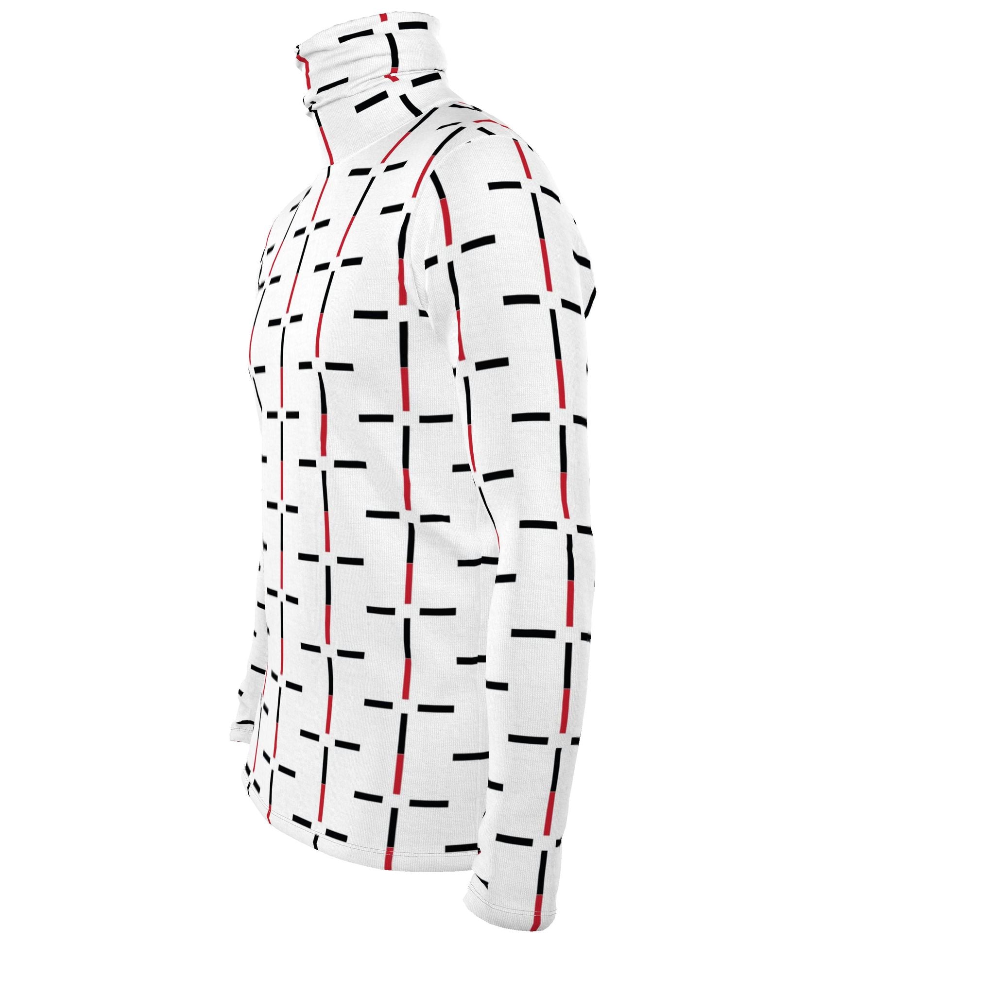 Mens slim fit roll neck