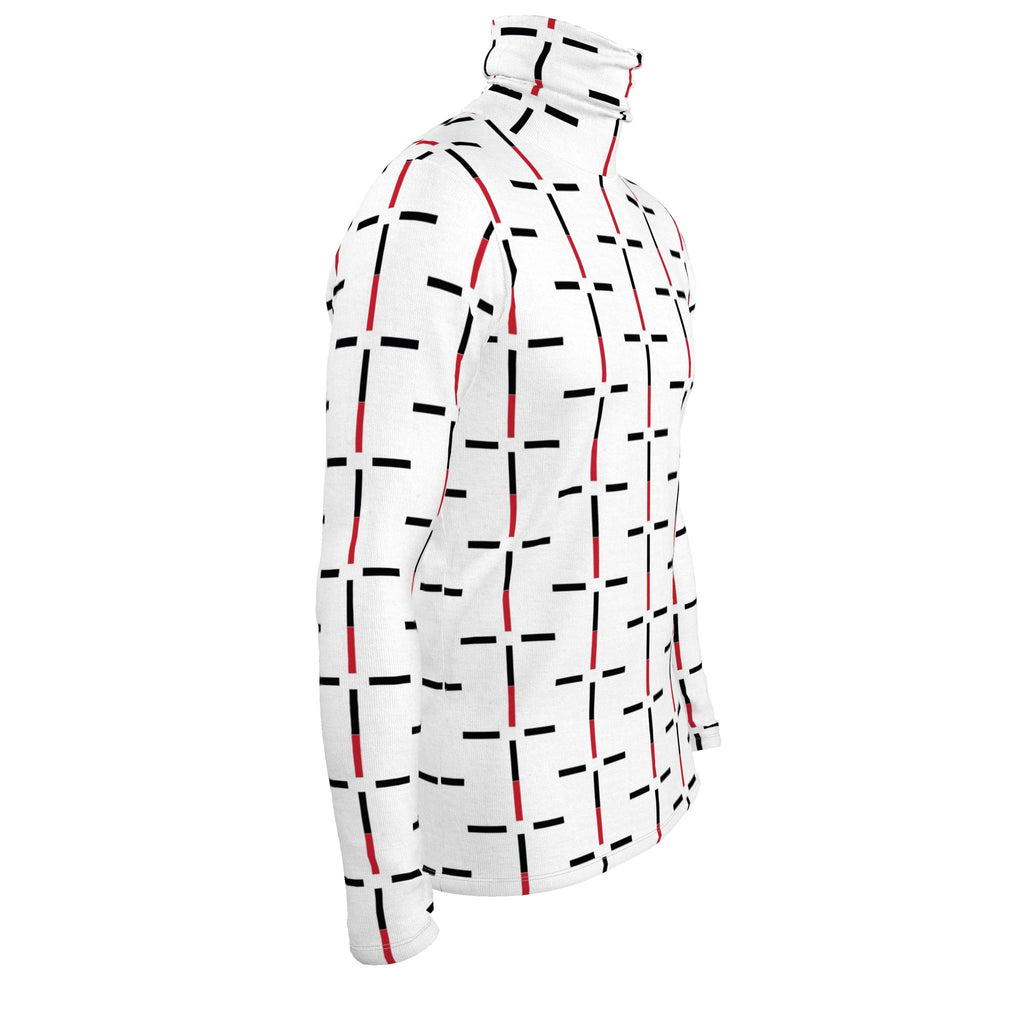 Mens slim fit roll neck