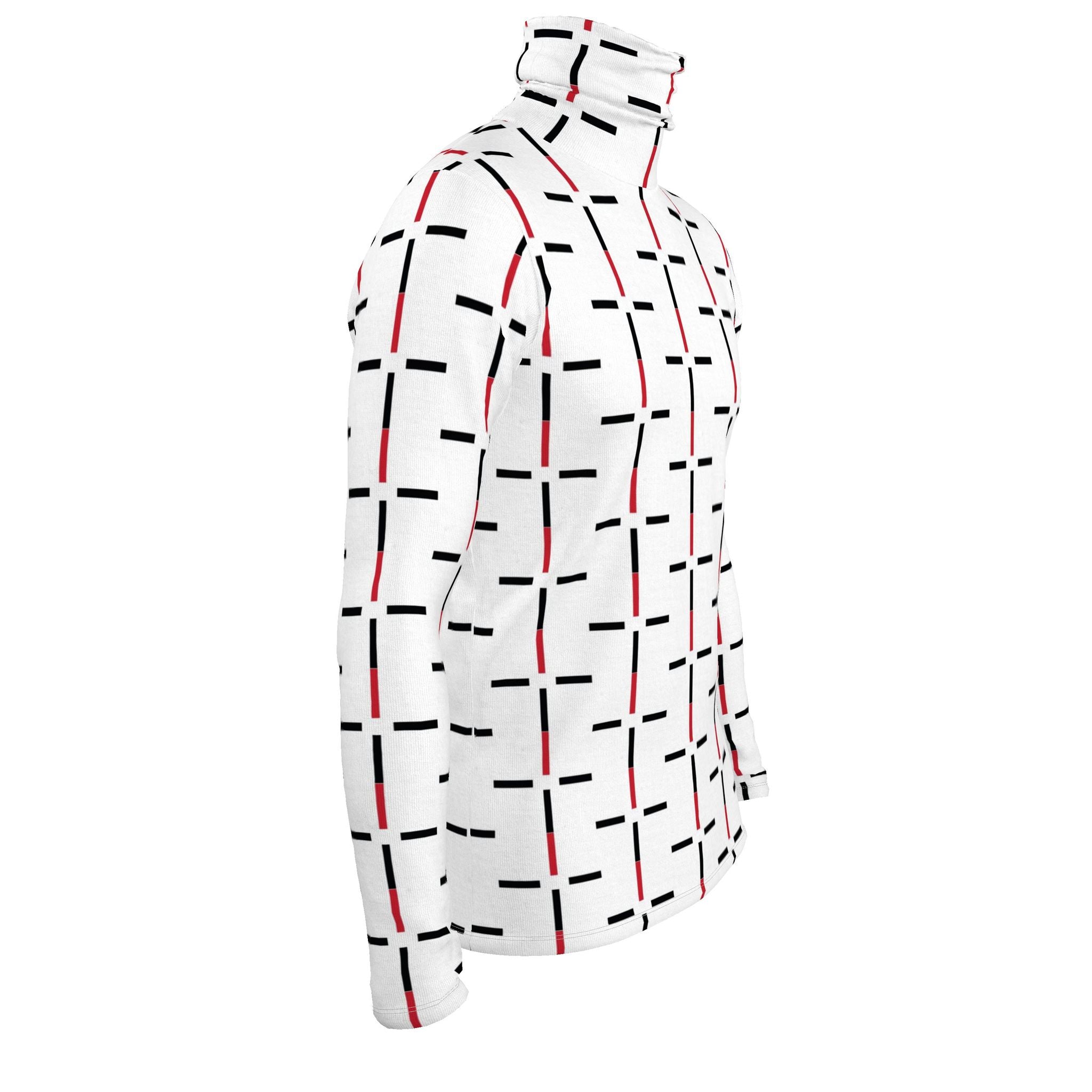 Mens slim fit roll neck