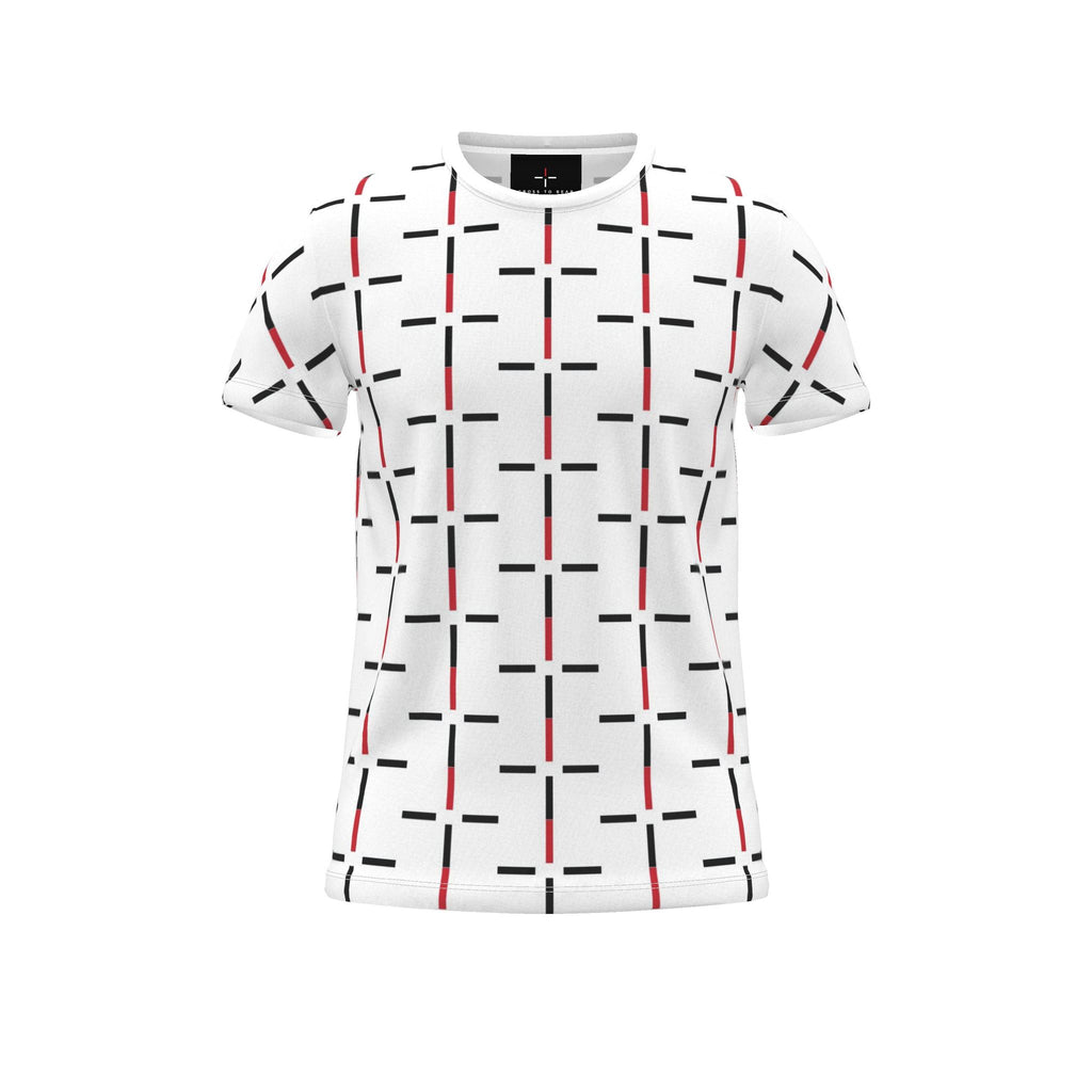 Cut And Sew All Over Print T Shirt
