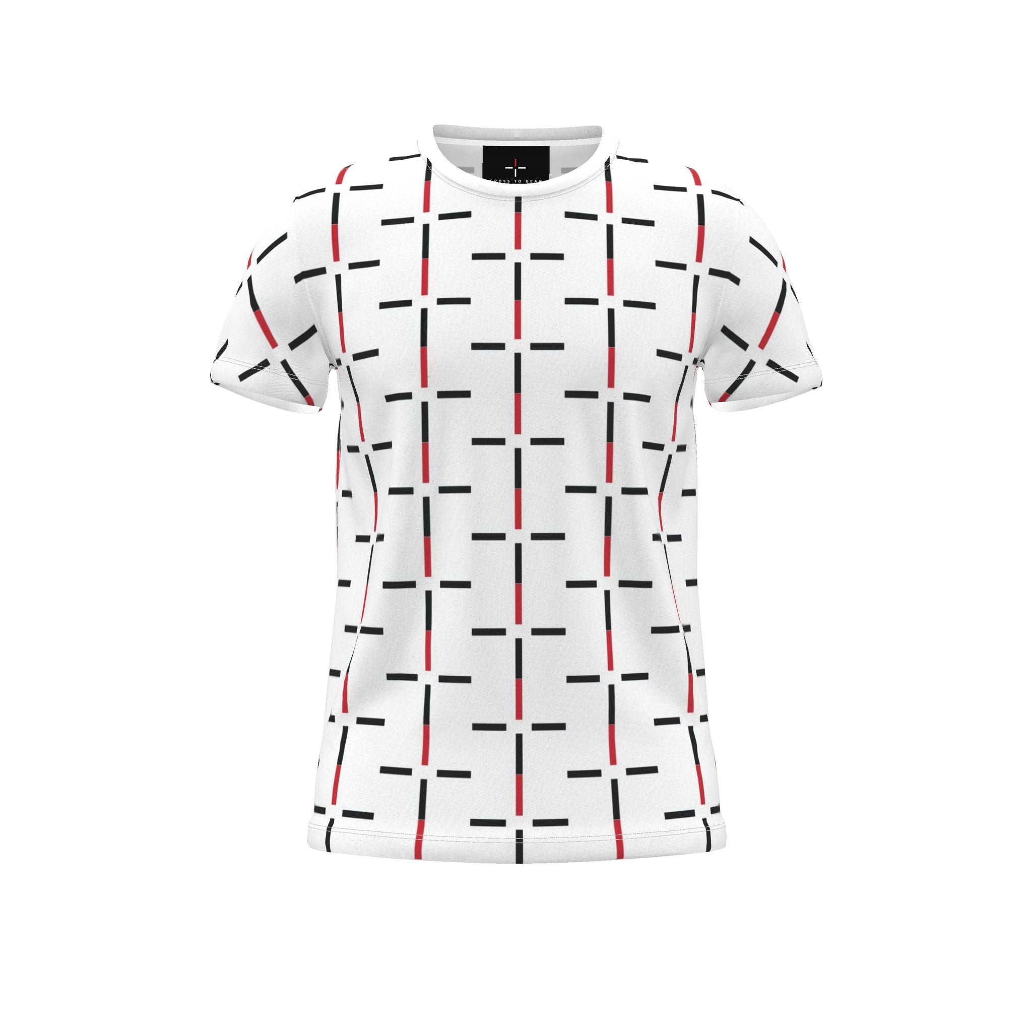 Cut And Sew All Over Print T Shirt