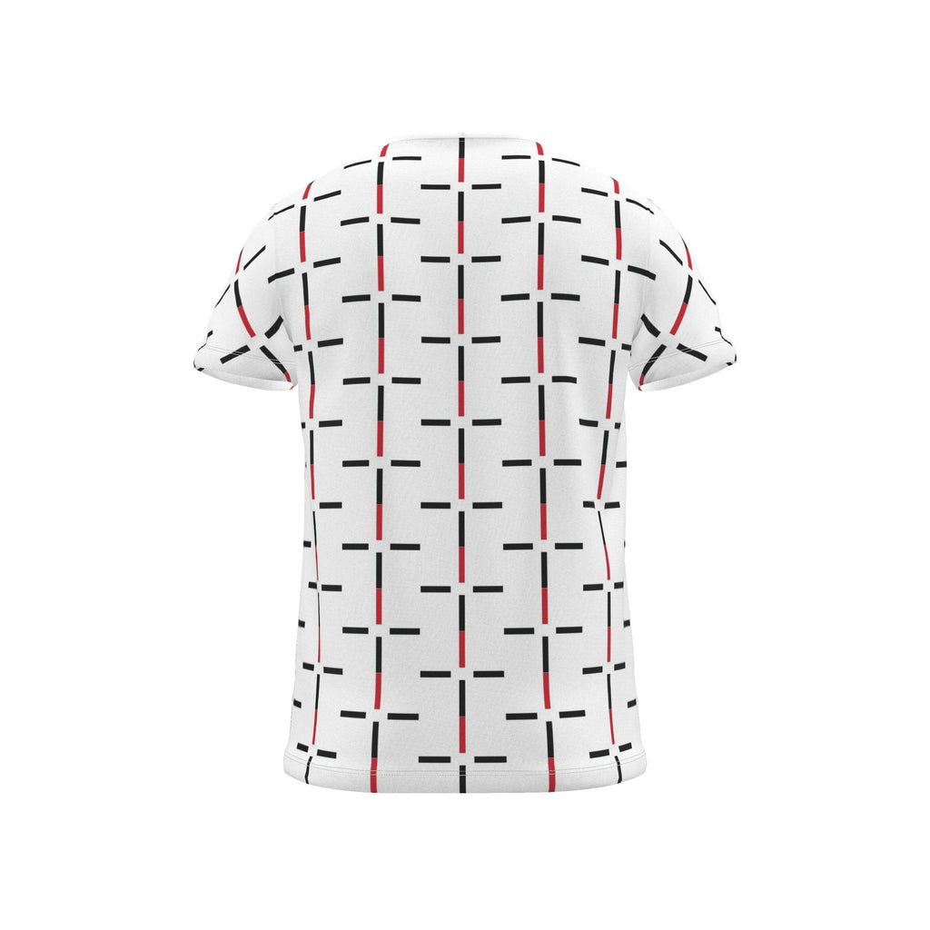 Cut And Sew All Over Print T Shirt