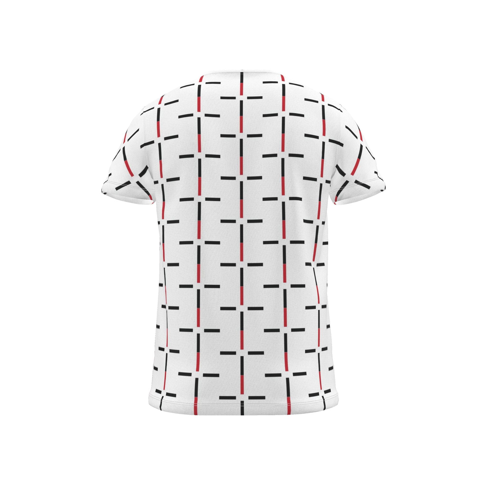 Cut And Sew All Over Print T Shirt
