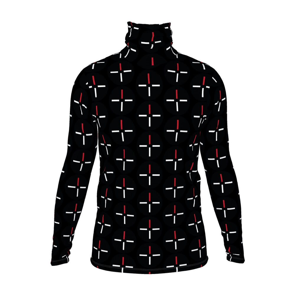 Mens slim fit roll neck
