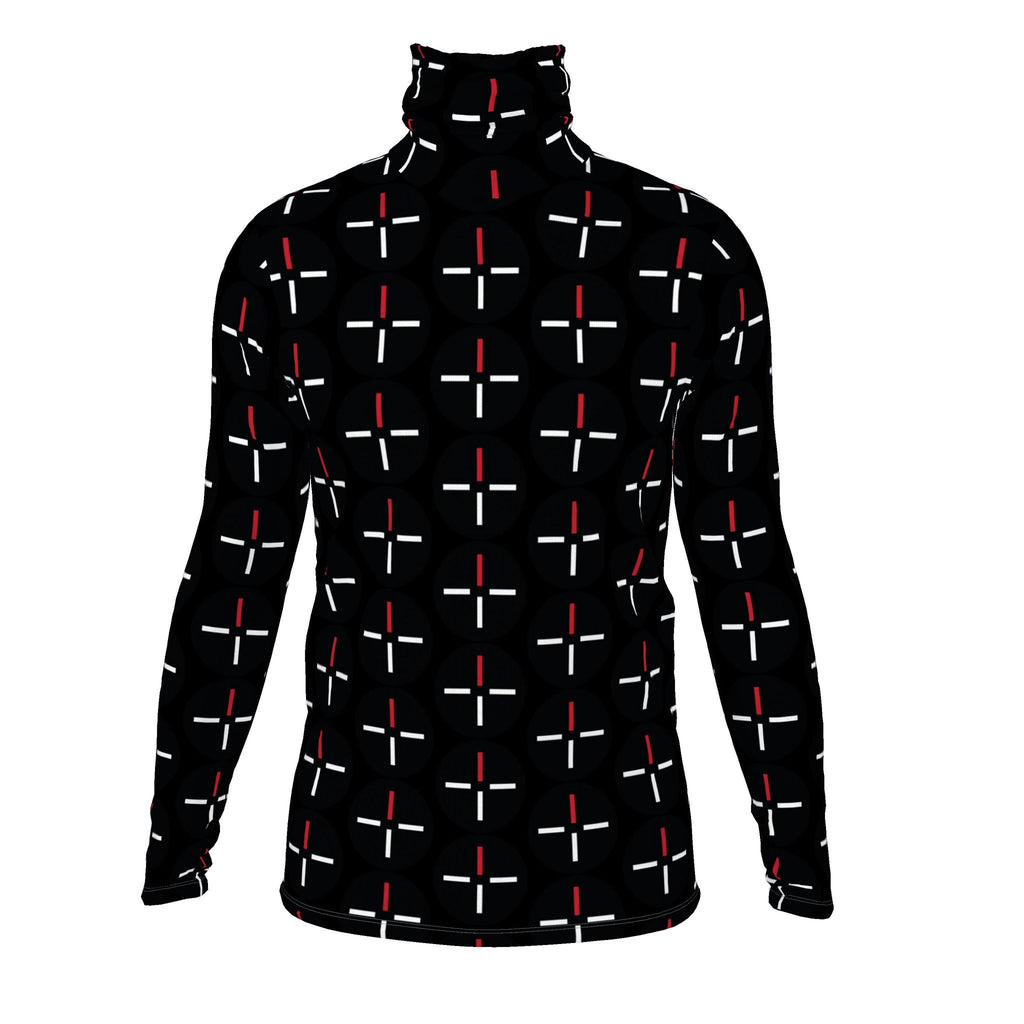 Mens slim fit roll neck