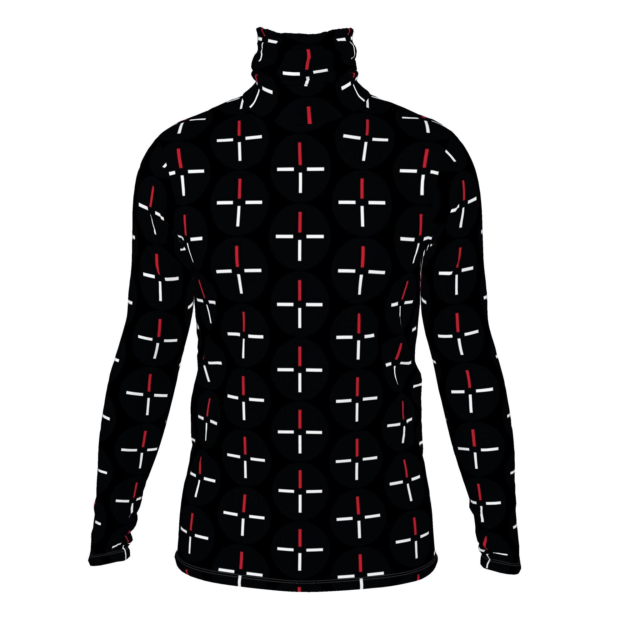 Mens slim fit roll neck