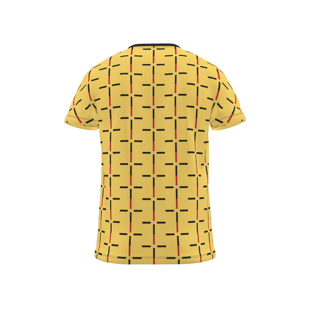Cut And Sew All Over Print T Shirt