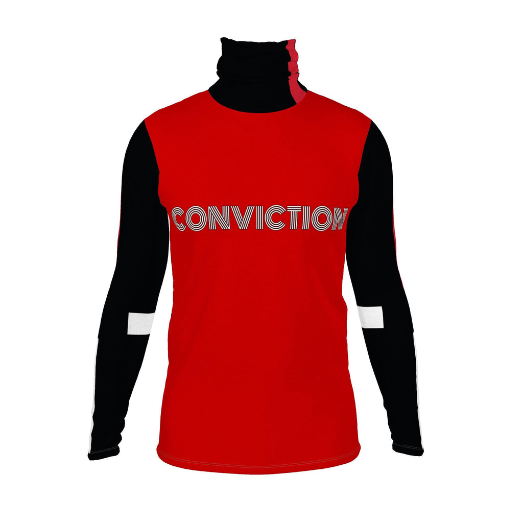 Mens slim fit roll neck