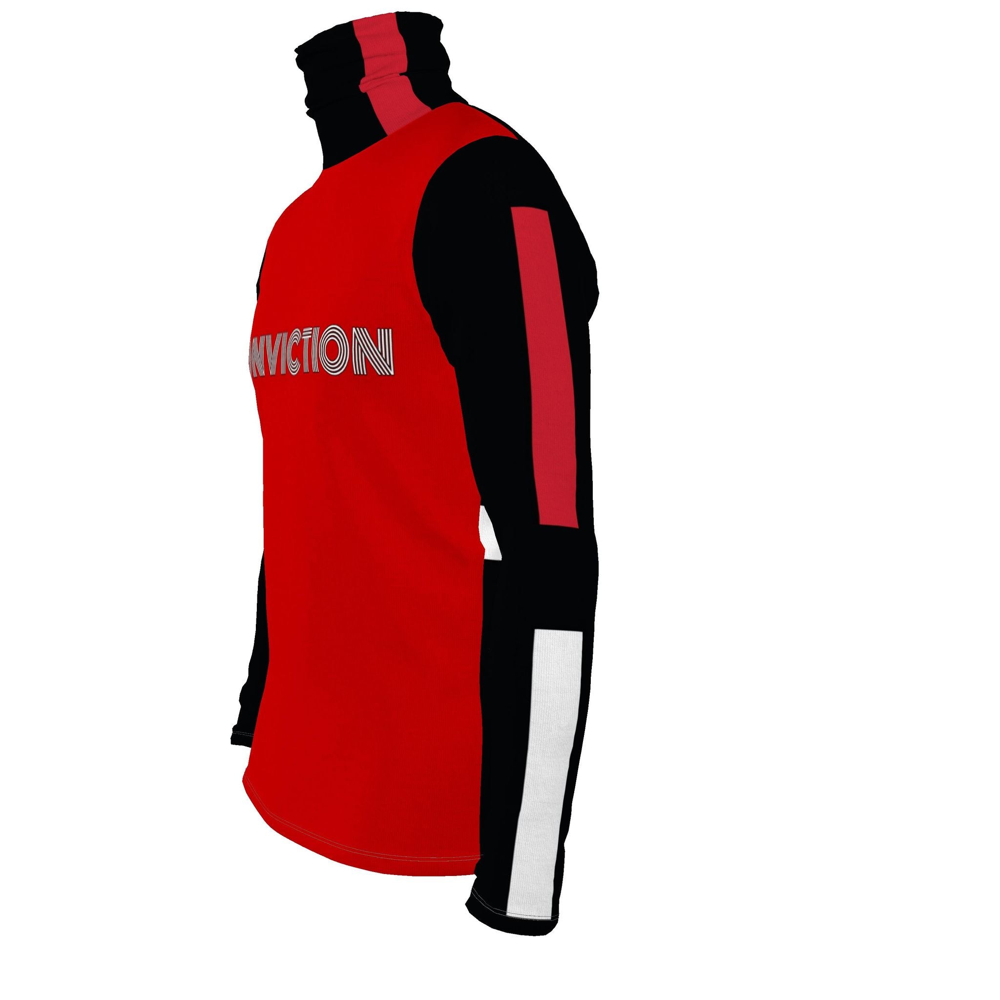 Mens slim fit roll neck