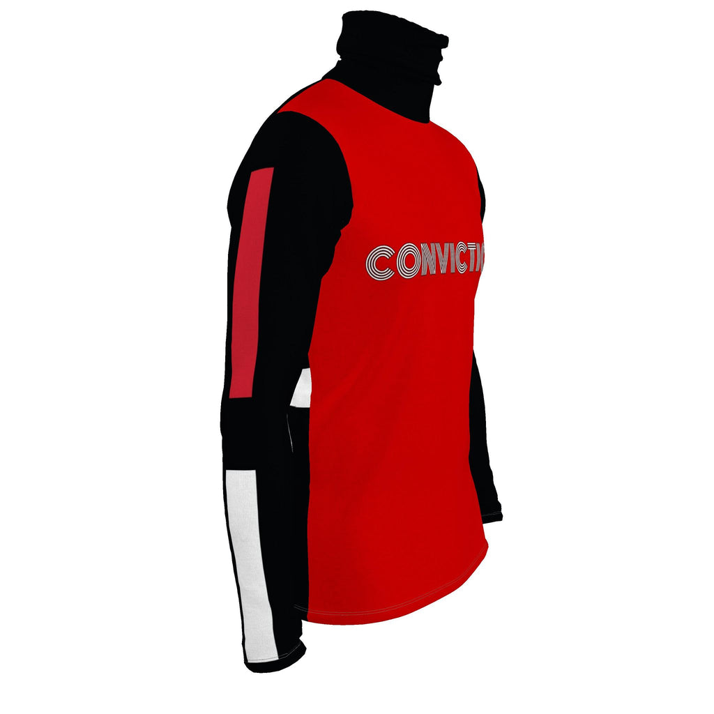 Mens slim fit roll neck
